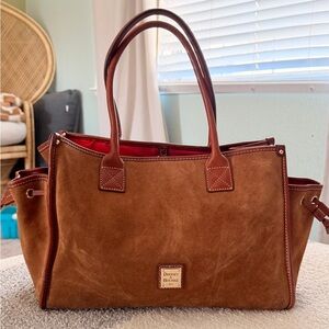 Dooney & Bourke Tan Suede Tote